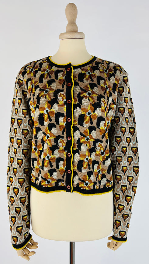 Cardigan corto lurex