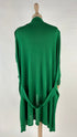 Cardigan aperto lungo verde