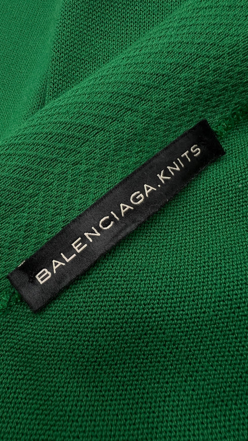Cardigan aperto lungo verde