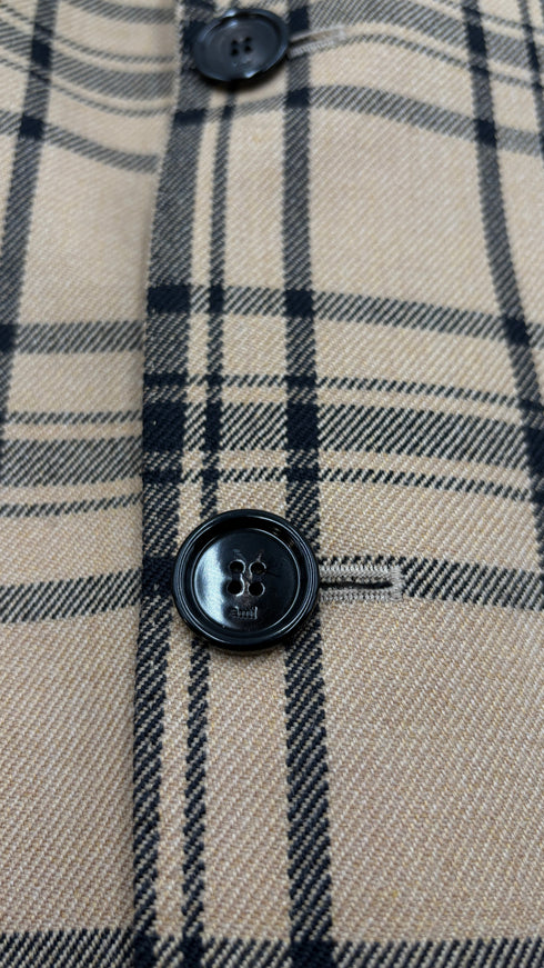 Blazer lungo check