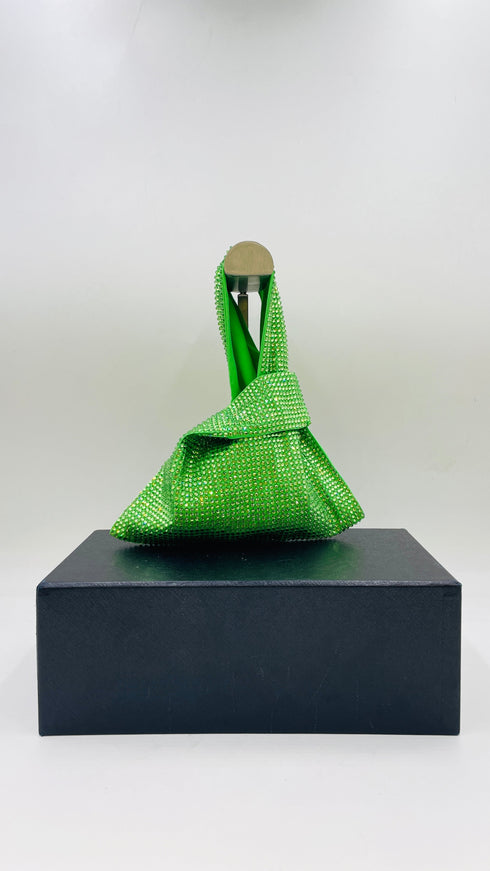 Pochette strass cartellino