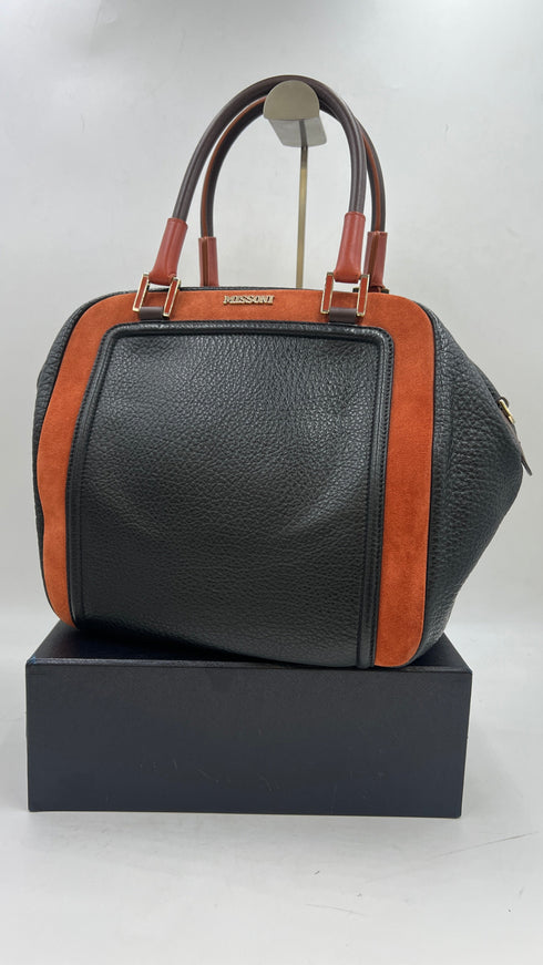 Borsa bauletto con cartellino