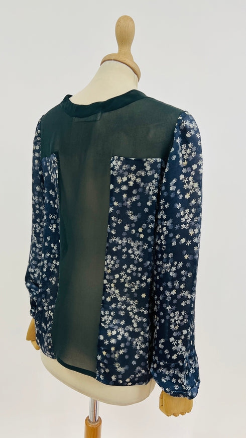 Blusa stampa fiori