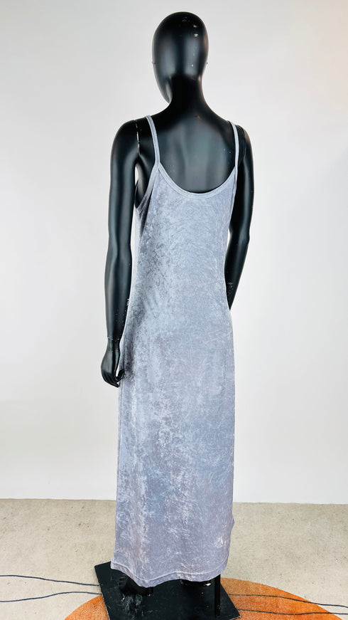 Abito lungo in velluto