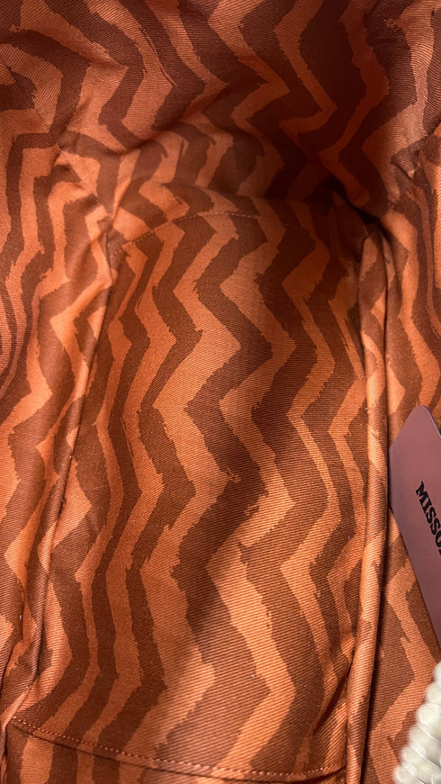 Borsa bauletto con cartellino