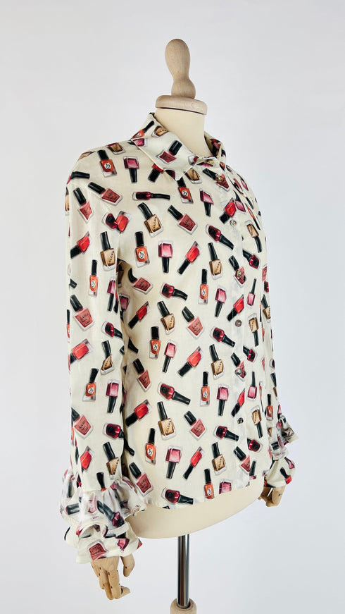 Camicia cotone stampata