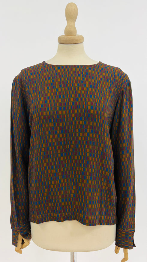 Blusa motivo geometrico