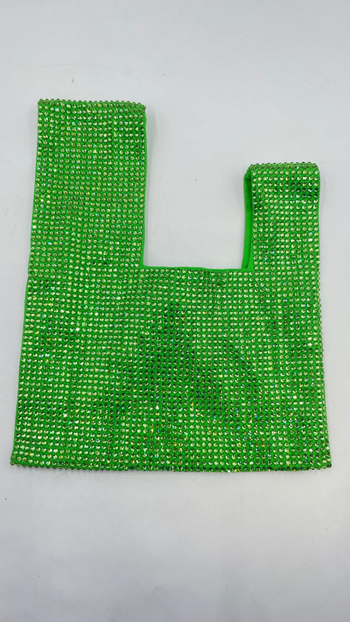 Pochette strass cartellino