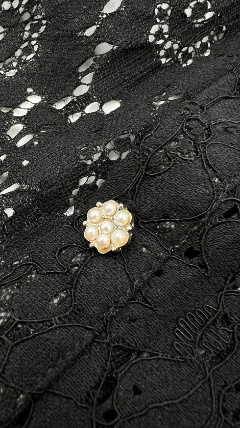 Camicia pizzo e perline