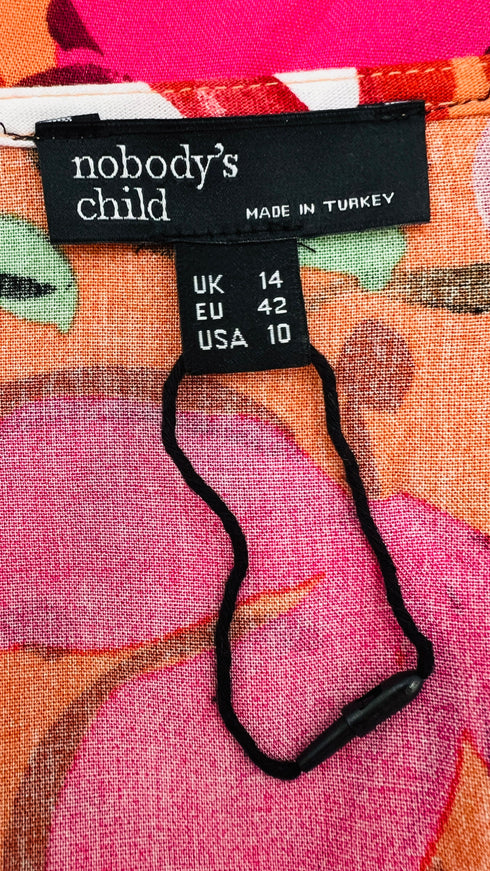 Abito corto macro fiori