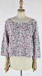 Blusa stampa floreale