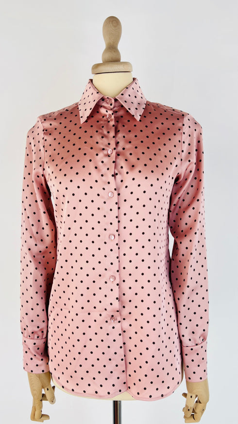 Camicia a pois
