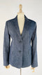 Blazer monopetto in denim