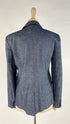 Blazer monopetto in denim