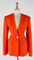 Blazer sagomato rosso