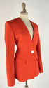 Blazer sagomato rosso