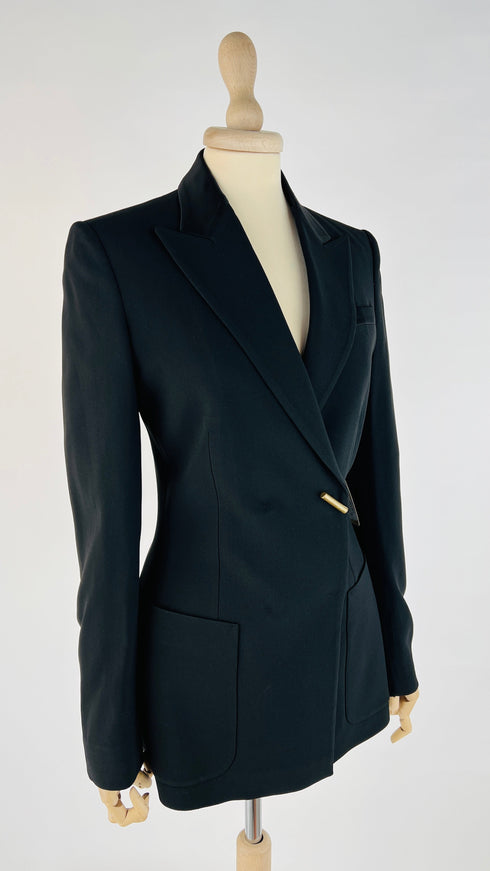 Blazer monobottone sfiancato