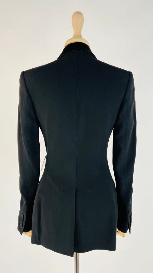 Blazer monobottone sfiancato