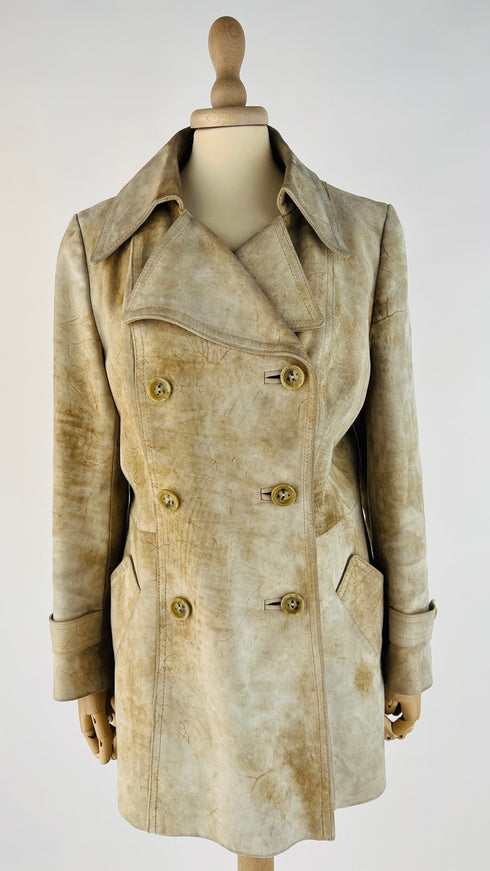 Trench 3/4 in pelle