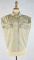 Gilet boxy in cotone