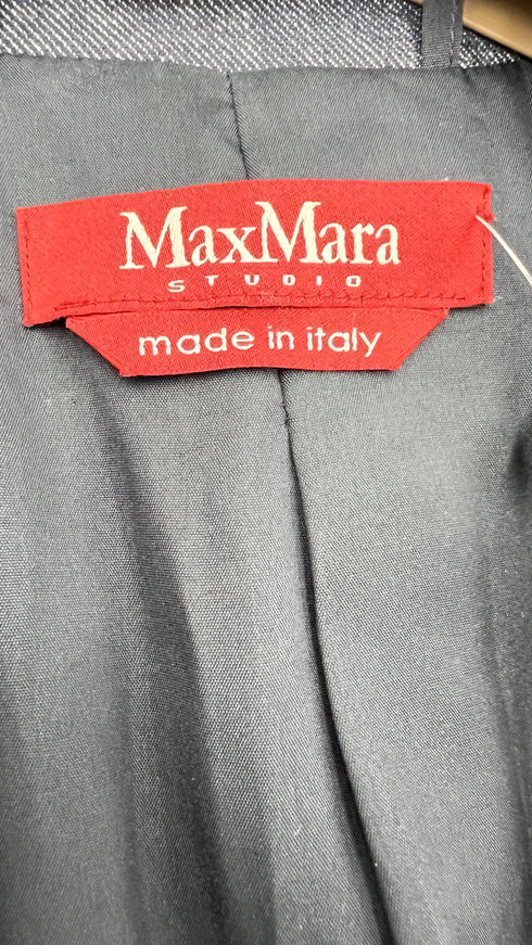 Blazer monopetto in denim