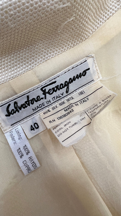 Blazer profili dorati vintage