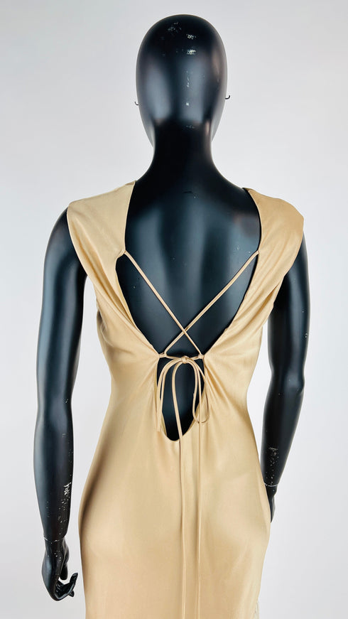 Abito lungo a frange