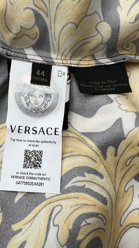 Camicia in seta barocca