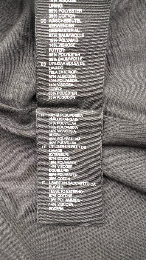 Abito corto in pizzo nero