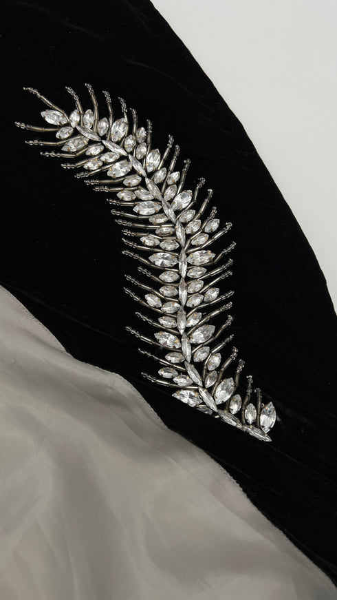 Giacca velluto strass