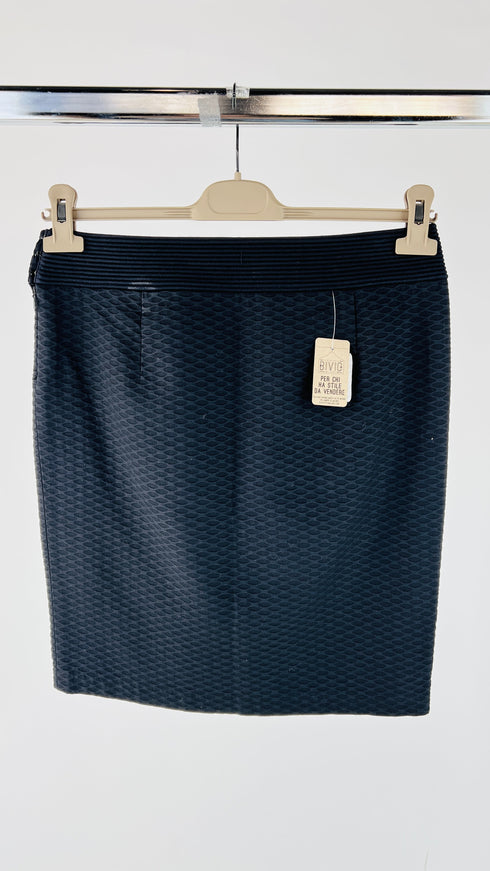 Gonna midi trama nido d'ape