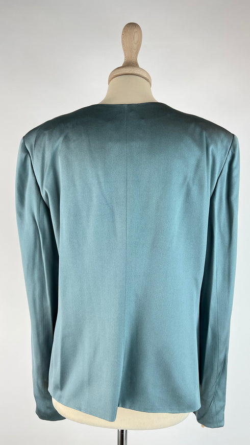 Blazer in raso di seta