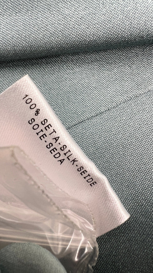 Blazer in raso di seta