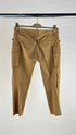 Pantaloni capri tasche e zip