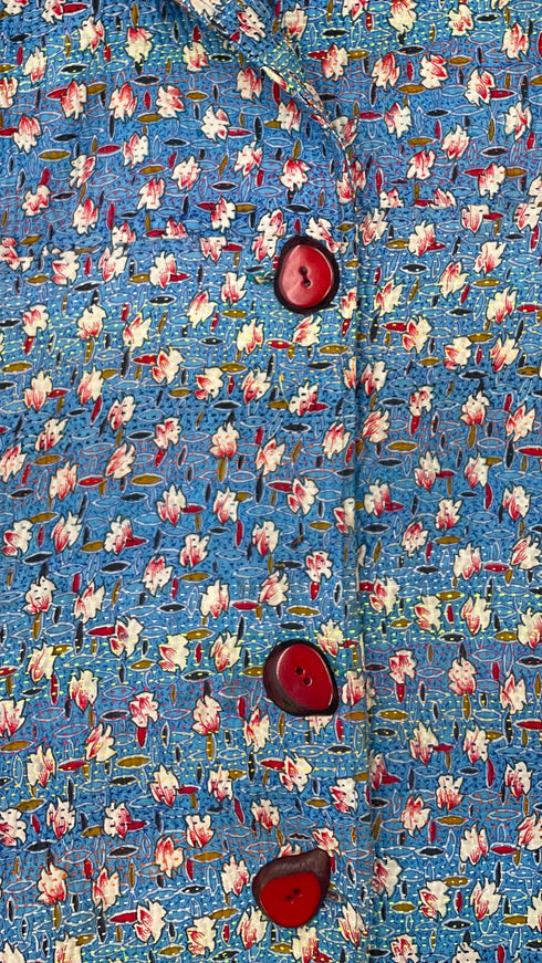 Giacca fiori sfoderata