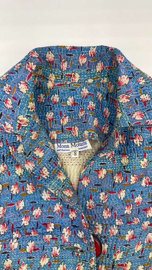 Giacca fiori sfoderata