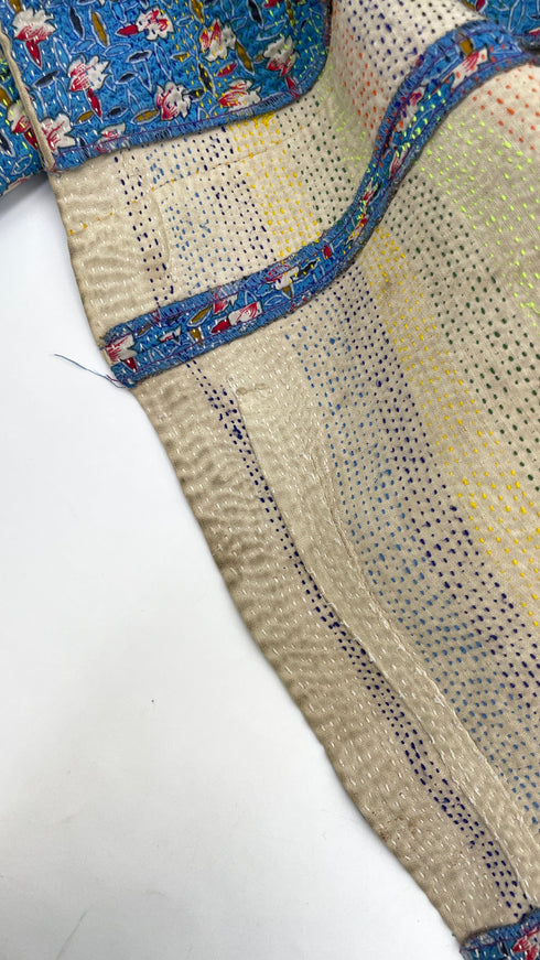 Giacca fiori sfoderata