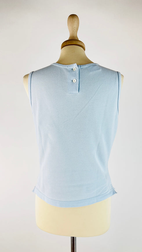 Canotta logo in cotone