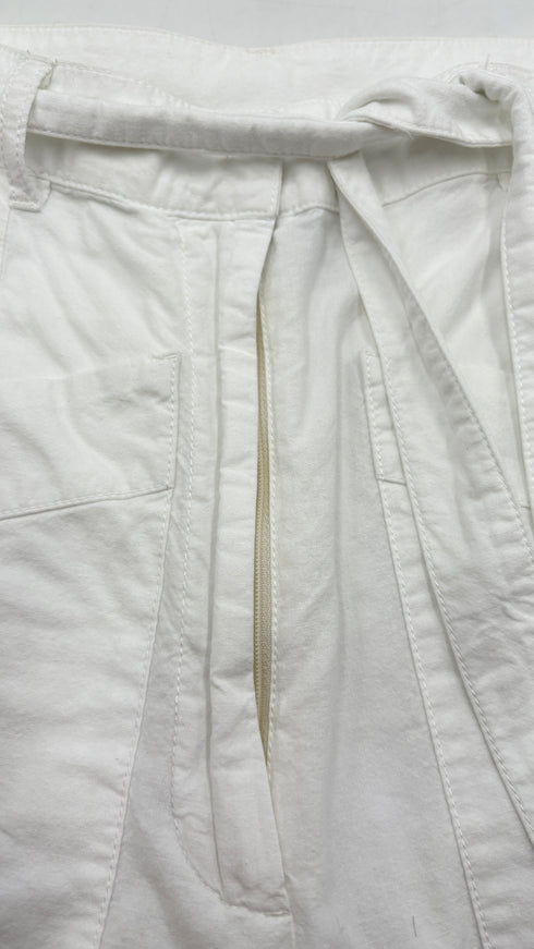 Pantalone in cotone bianco