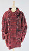Giacca oversized tartan