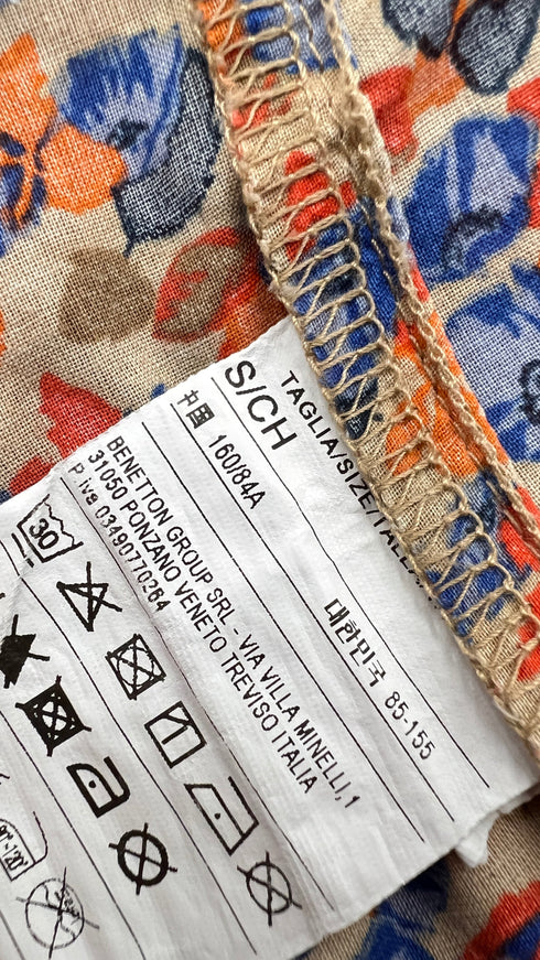 Camicia cotone fiori