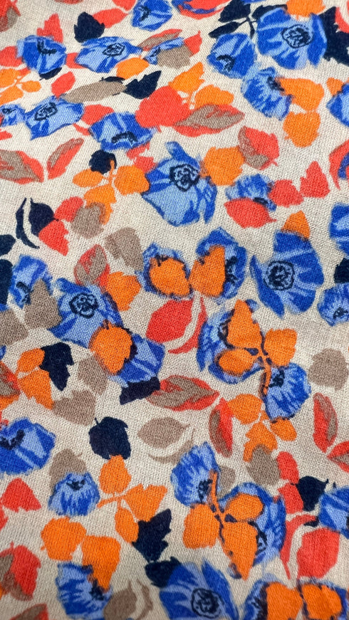 Camicia cotone fiori