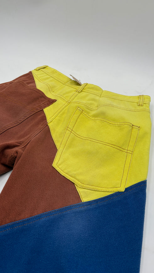 Pantaloni patchwork