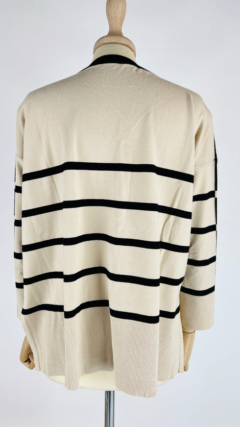 Maglia girocollo a righe