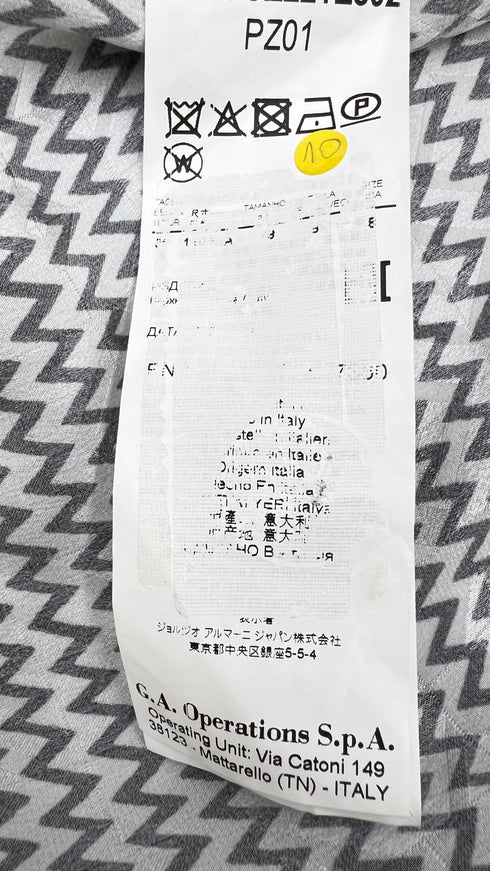 Blusa zig-zag e jacquard