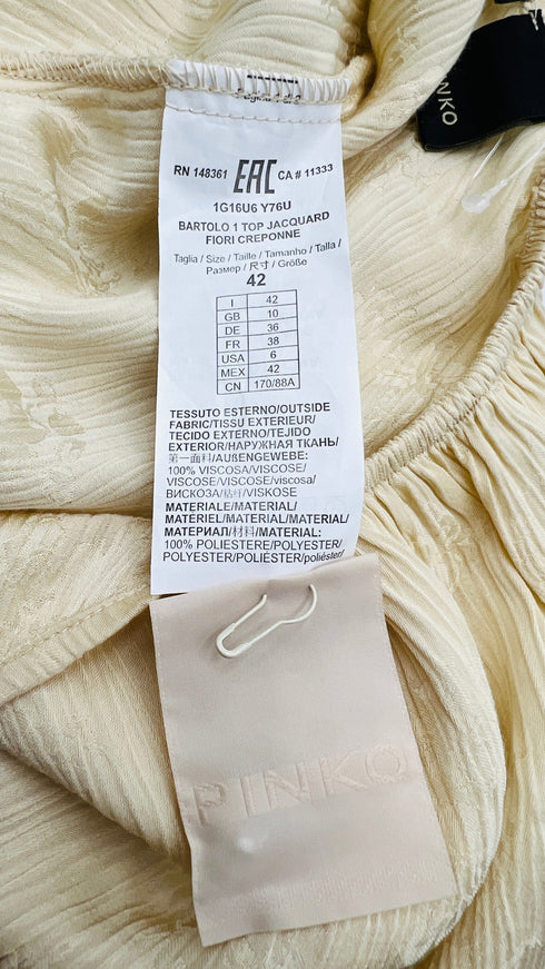 Top "Bartolo" con cartellino