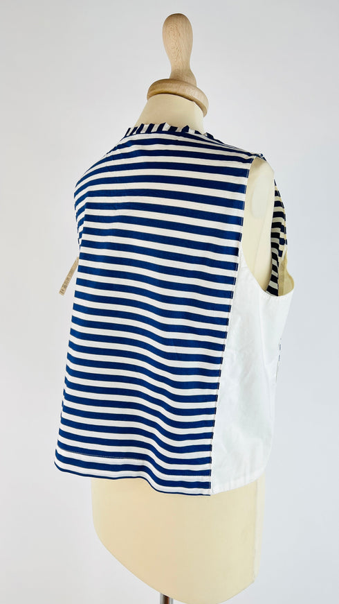 Canotta righe bianco-blu