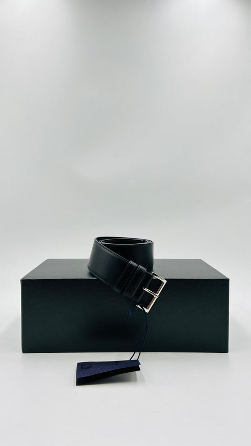 Cintura pelle nera
