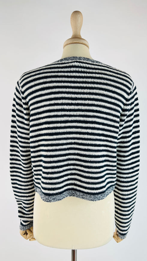 Cardigan a righe