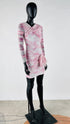 Abito corto tie-dye
